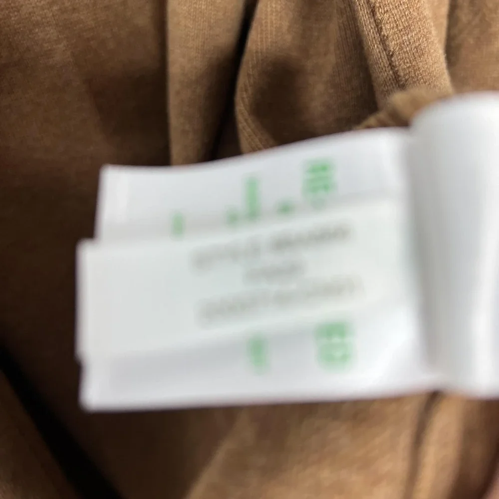 J.Crew Sweater Womens 2X Brown Open Front Cardigan Shawl Collar Pockets Cotton - Picture 5 of 9